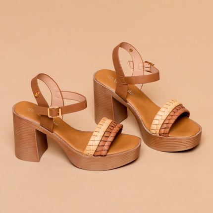 Sandalia Bigmo Beige