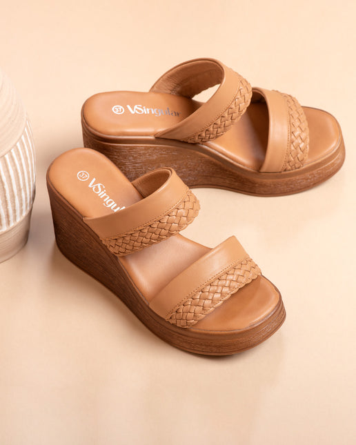 Sandalia Locket Camel