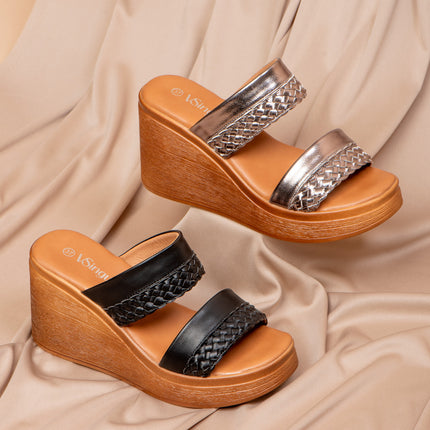 Sandalia Locket Negro