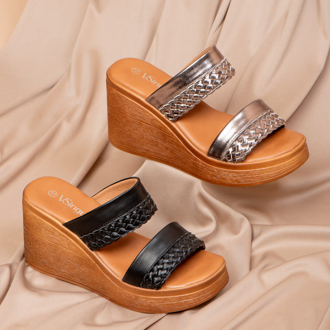 Sandalia Locket Negro