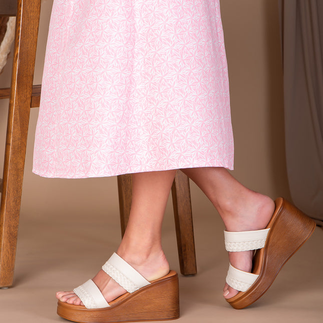 Sandalia Locket Beige