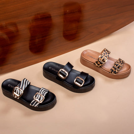 Sandalia Nicky Cebra