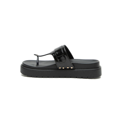 Sandalia Bena Negro Charol