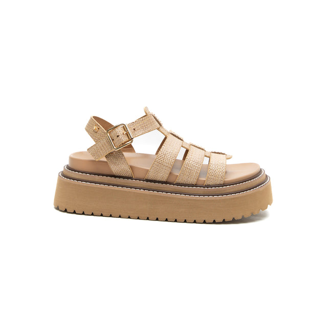 Sandalia Cari Raffia