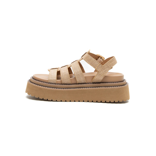 Sandalia Cari Raffia
