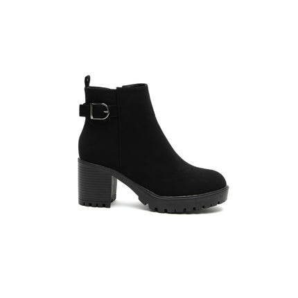 Botín Colog Negro Gamuza