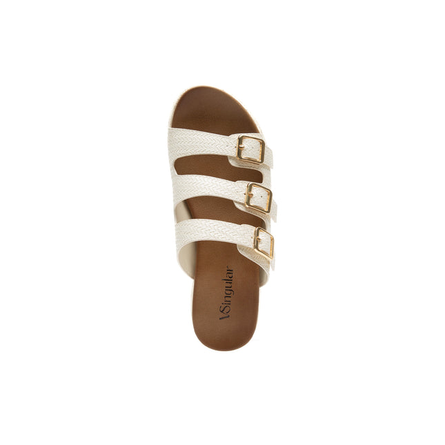 Sandalia Feli Beige