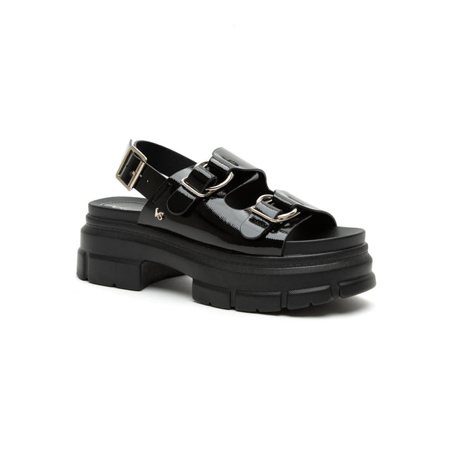 Sandalia Idaline Negro Charol