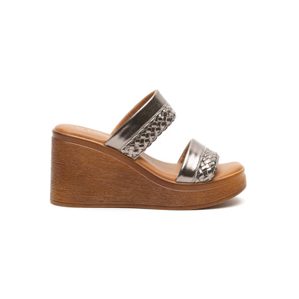 Sandalia Locket Plateado