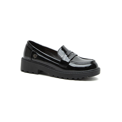 Mocasin Milie Negro Charol