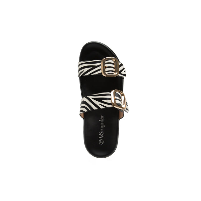 Sandalia Nicky Cebra