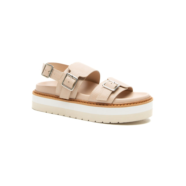 Sandalia Satine Beige