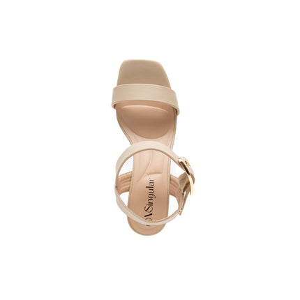 Sandalia Zury Beige