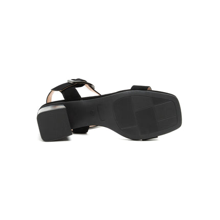 Sandalia Zury Negro Gamuza